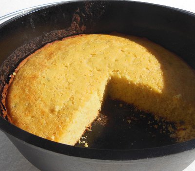 dutch oven spicy cornbread recipe